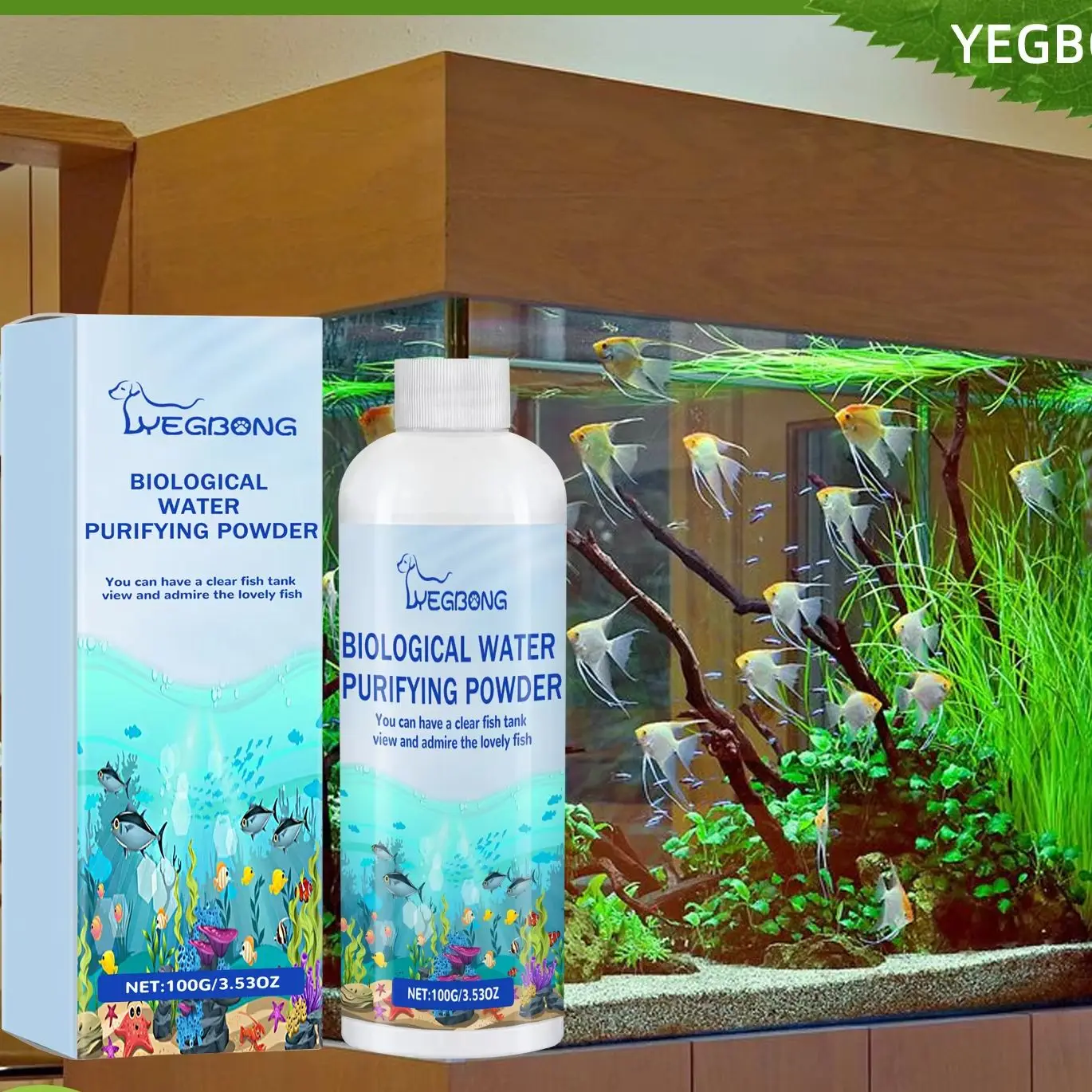 Planted Aquarium Algae Control - Biyolojik Akvaryum Yosun Kontrol Tozu -