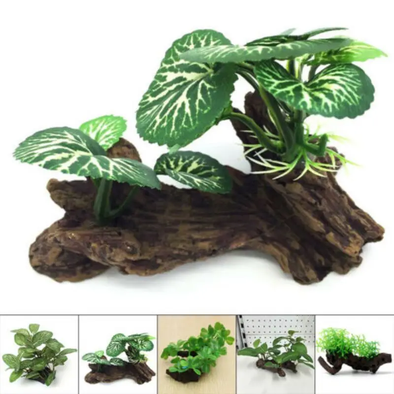 Planted Aquarium Making - Plastik Yapay Kaplumbağa Ağacı Gövde Driftwood
