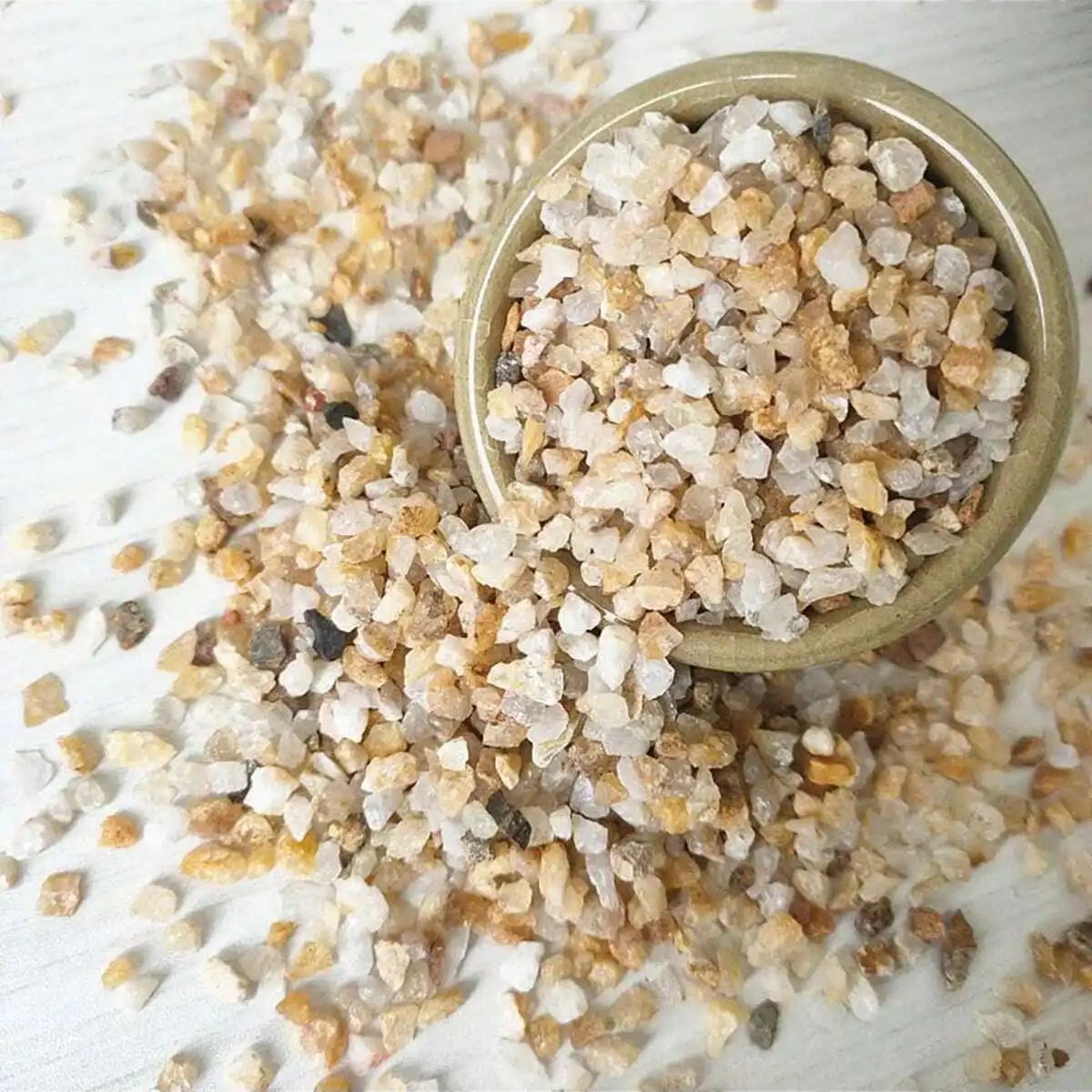 Aquarium Plant Gravel - 1 adet-250g Doğal Kristaller çakıl taşı