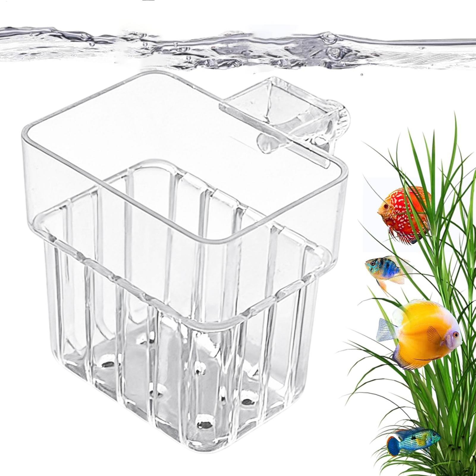 Planted Aquarium Kit - Şeffaf Asılabilir Akvaryum Bitki Saksısı, Balık