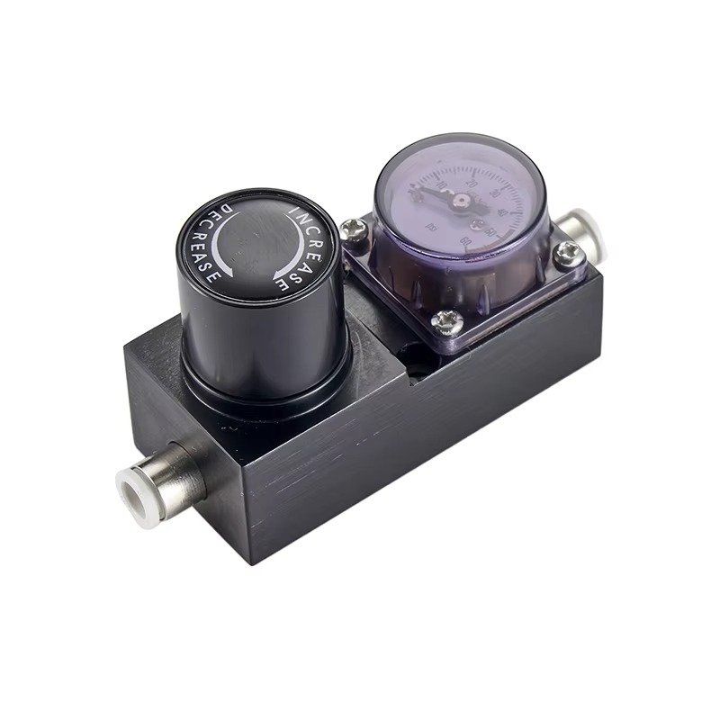 Co2 Regulator Dual Stage - Nitrojen ve Helyum için Alüminyum Çift