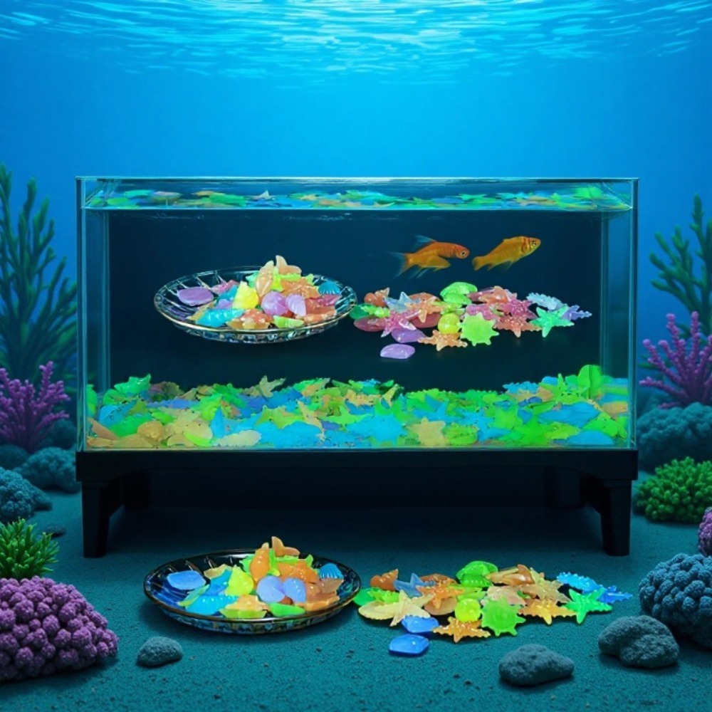 Planted Aquarium Parameters - Parlayan Işıltılı Okyanus Taşları Floresan Deniz