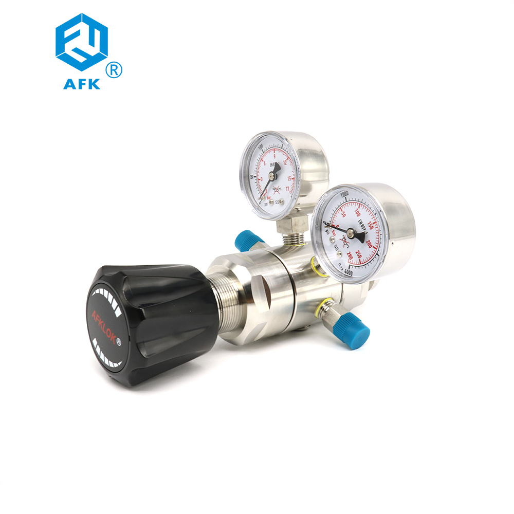 Co2 Regulator Dual Stage - Çift Kademeli Basınç Regülatörü Paslanmaz Çelik