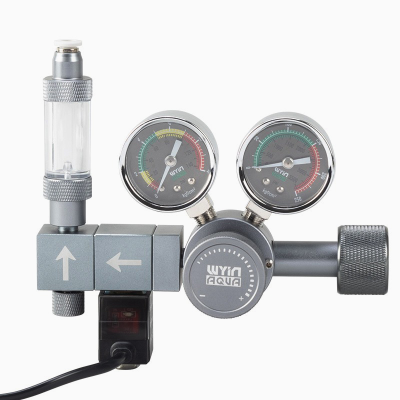 Co2 Regulator Dual Stage - Akvaryum CO2 Regülatörü Çift Ölçerli Elektromanyetik