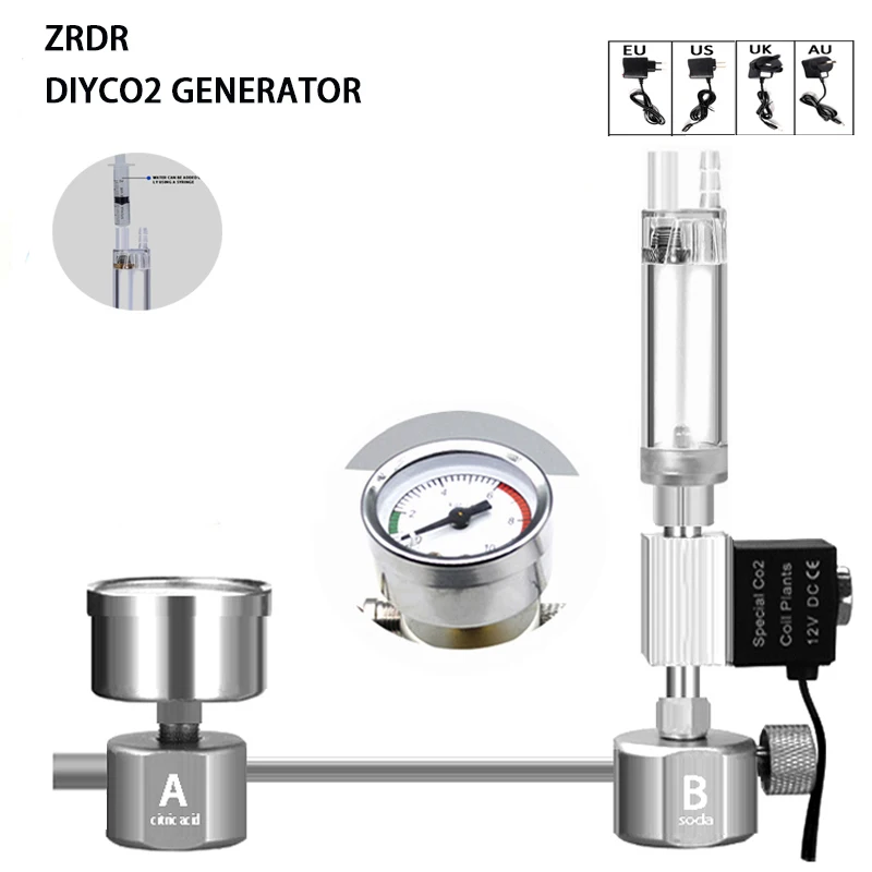 Planted Aquarium Kit - Akvaryum DIY CO2 Reaktör Jeneratör Sistem