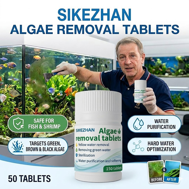 Planted Aquarium Algae Control - Hızlı Yosun Giderici Tabletler Balık Tankı