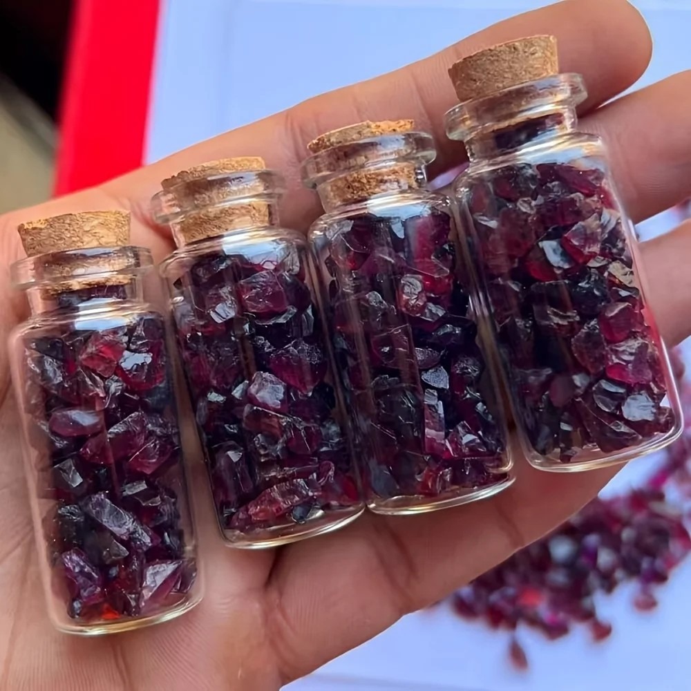 Aquarium Plant Gravel - Doğal Ham Granat Taş Parçacıkları, Teraryum,
