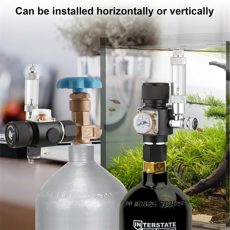 Co2 Regulator Dual Stage - Fzone Mini çift aşamalı Co2 regülatörü