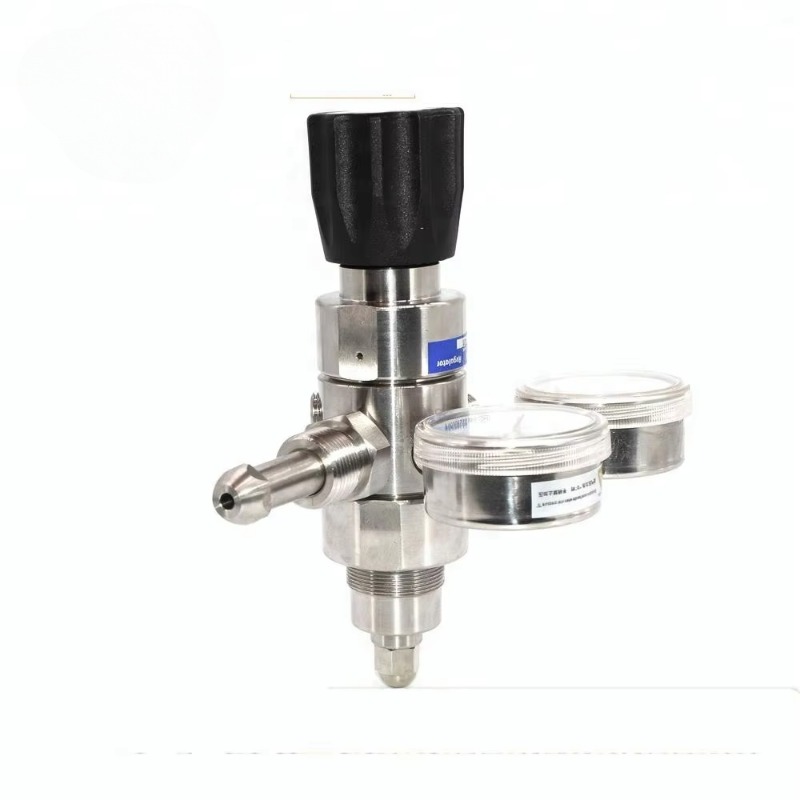 Co2 Regulator Dual Stage - Yüksek basınçlı CGA 330 çift kademeli