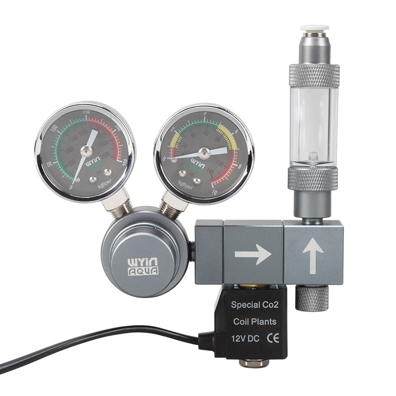 Co2 Regulator Dual Stage - Akvaryum CO2 Regülatörü Çift Göstergeli Solenoid