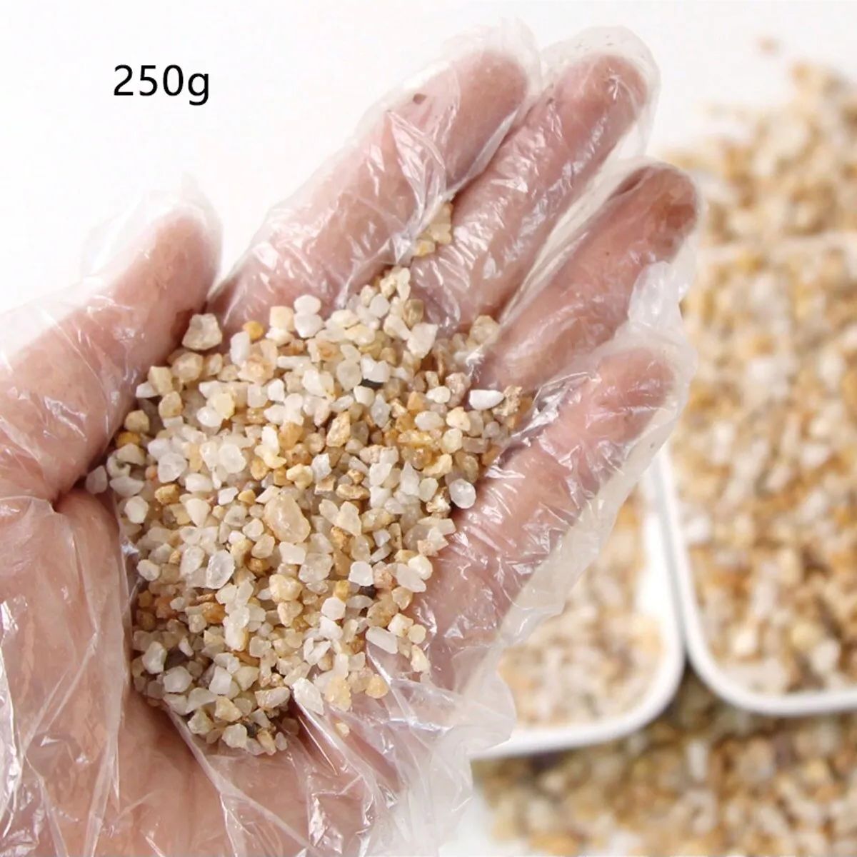 1 adet-250g Doğal Kristaller ç - Aquarium Plant Gravel incelemesi ve fiyatı