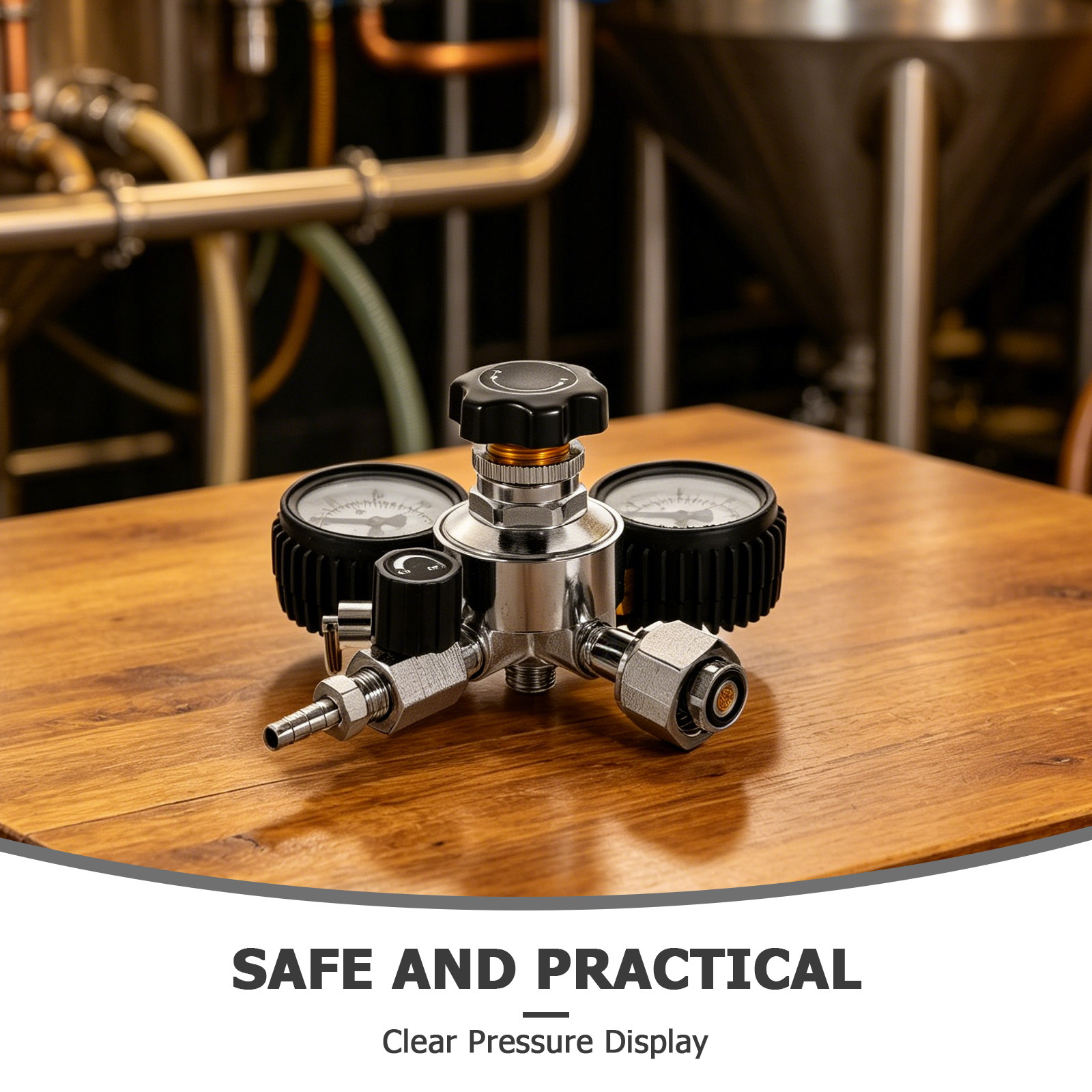 1 Set Bira Üretim Cihazı Cga32 - Co2 Regulator Dual Stage incelemesi ve fiyatı