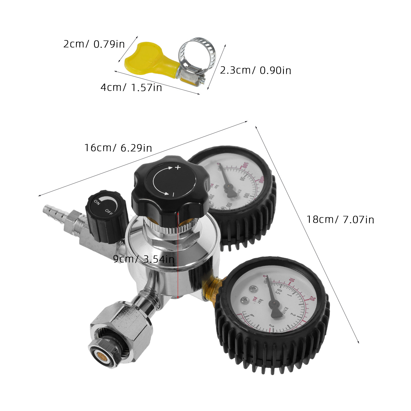 1 Set Bira Üretim Cihazı Cga32 - Co2 Regulator Dual Stage incelemesi ve fiyatı