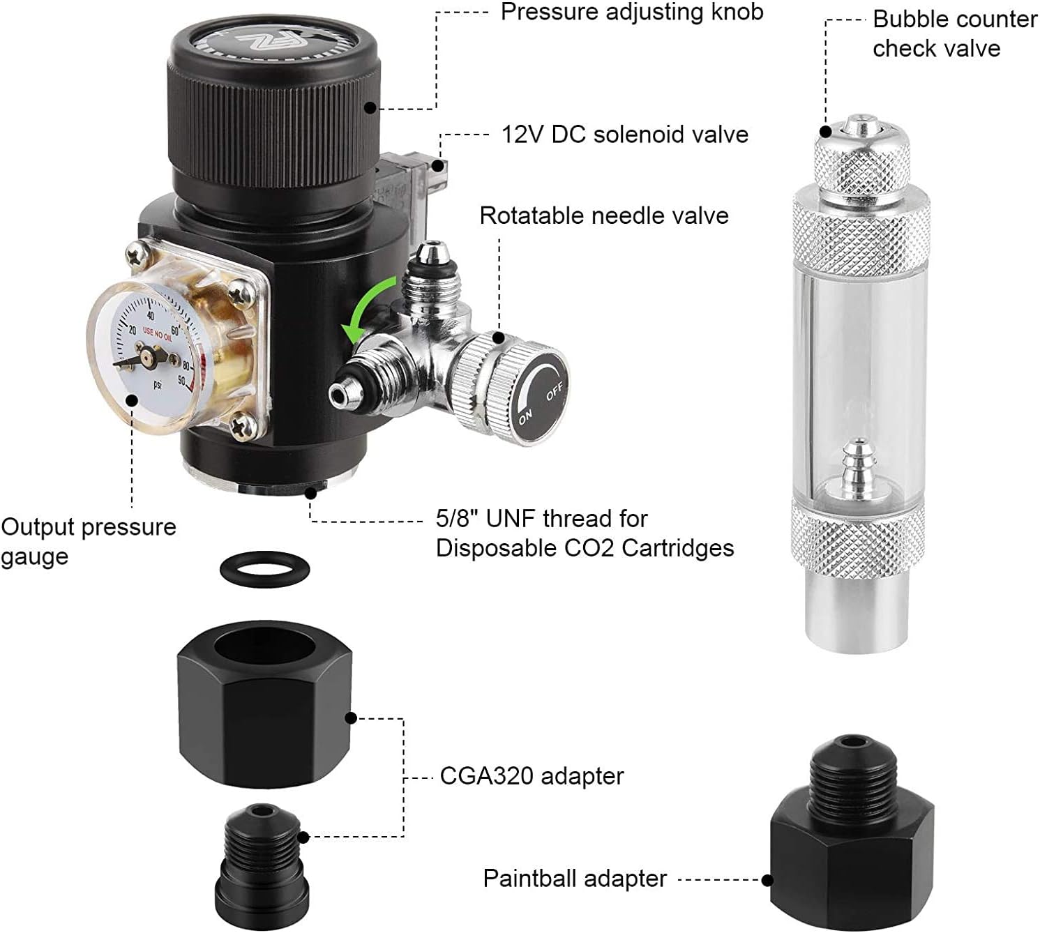 Akvaryum CO2 Regülatörü Mini S - Co2 Regulator Dual Stage incelemesi ve fiyatı