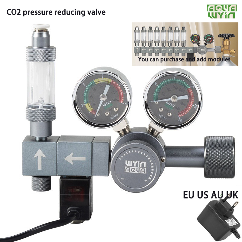Akvaryum DIY Co2 regülatörü çi - Co2 Regulator Dual Stage incelemesi ve fiyatı
