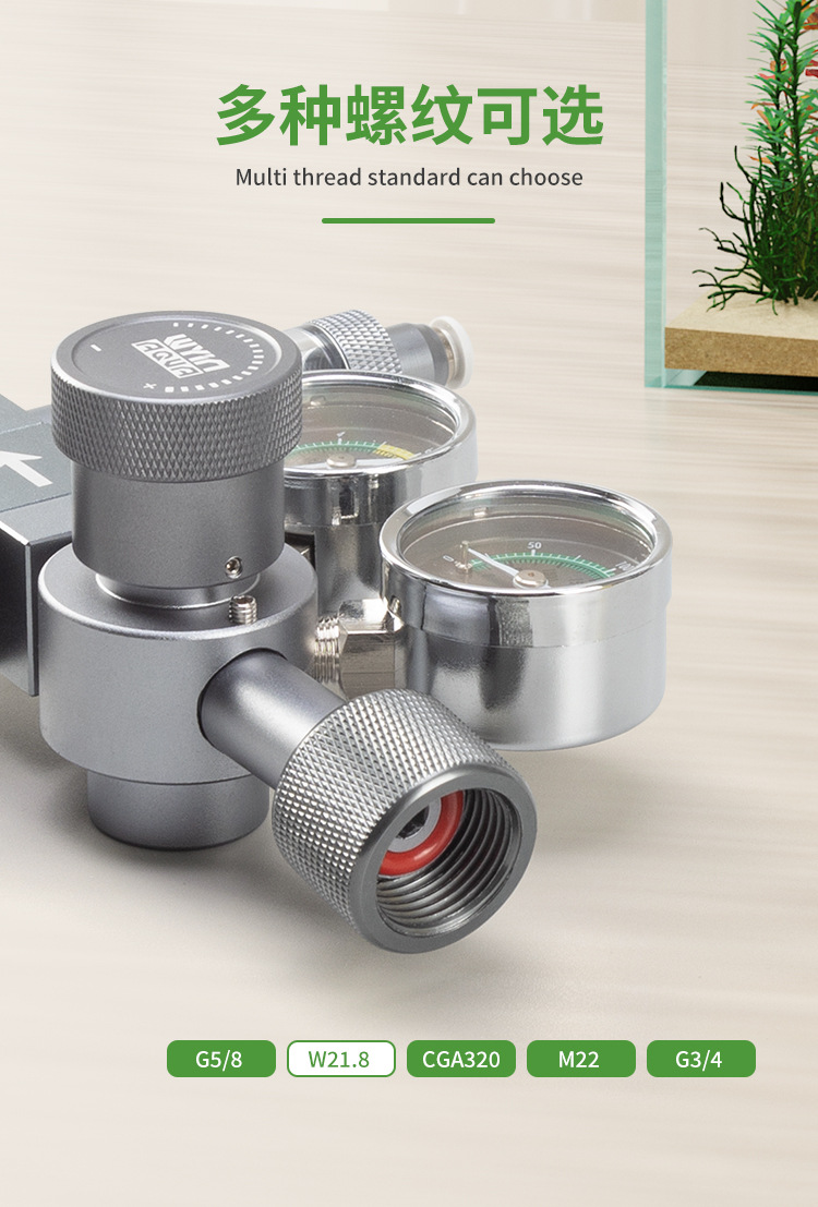 Akvaryum CO2 Regülatörü Çift Ö - Co2 Regulator Dual Stage incelemesi ve fiyatı