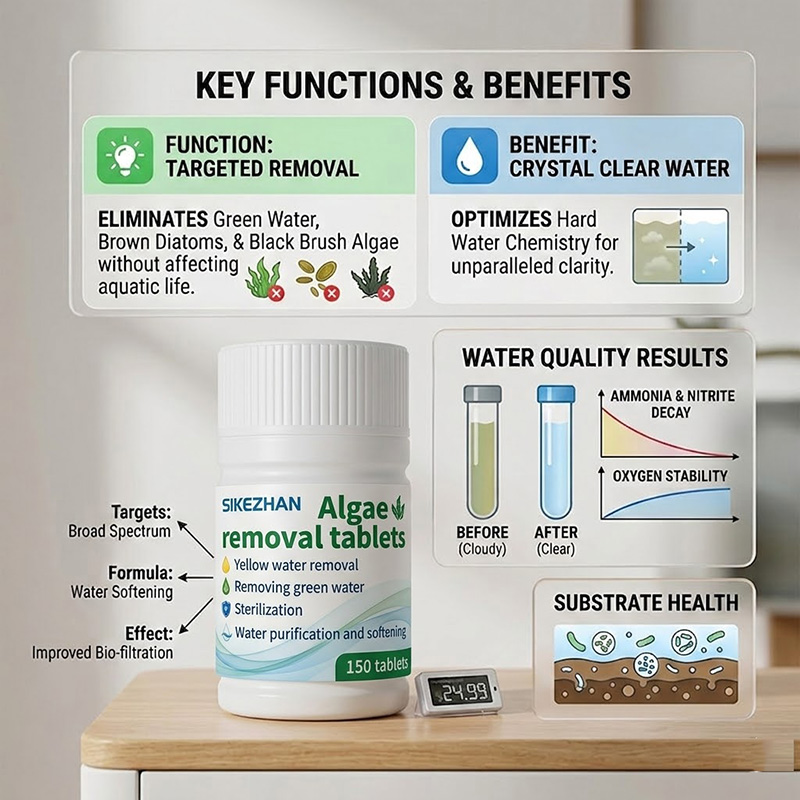 Hızlı Yosun Giderici Tabletler - Planted Aquarium Algae Control incelemesi ve fiyatı